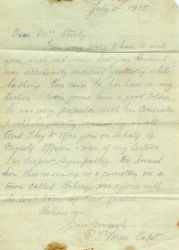 3. Letter from Captain